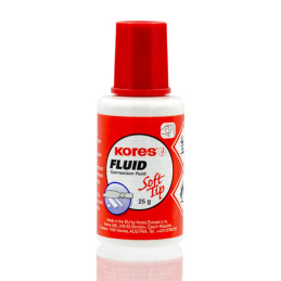Fluid corector (pasta corectoare) Kores KO66461, 25g, pe baza de solvent, cu burete