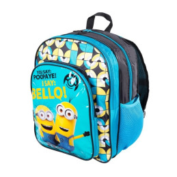 Ghiozdan St.Majewski Minions, 2 compartimente, 2 buzunare, bleu, 624810