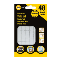 Guma adeziva Grand Yellow-One Sticky Tack, 125-1041, 50g, 48 bucati/set