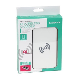 Incarcator wireless Omega, 209g, input 5V 1500mA, output 5V 1000mA, alb, OUWCL1, 42149