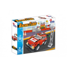 Set de constructie Alleblox Racing Team - masina de curse si startul cursei - AB4010 / 478241, 255 piese, 6+