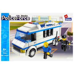 Set de constructie Alleblox Police Force - duba de politie - AB2010 / 478227, 134 piese, 6+