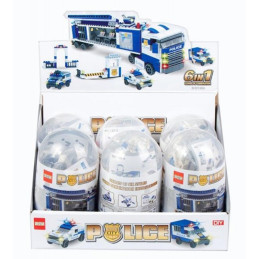 Set de constructie MegaCreative Police - masinute de politie, diverse modele - 722 / 441763, 6+