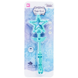 Set accesorii - bagheta magica - cu sunete si lumini, turcoaz, MegaCreative 462780, 3+ ani