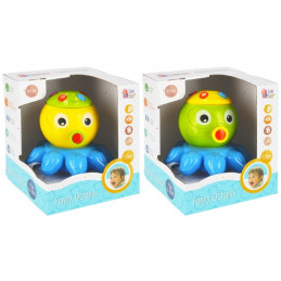 Jucarie bebelusi cu sunete si lumini - caracatita, diverse culori - Bam Bam 359913, 18+ luni