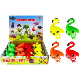 Jucarie Squishy - flamingo, diverse culori, 3+ ani, MegaCreative, 442490