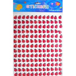 Stickere buburuze 3D , 156 bucati