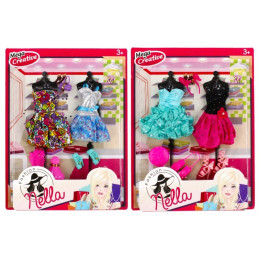 Accesorii papusi - Nella - rochite fashion si accesorii, 29cm, diverse modele, 3+ ani, MegaCreative, 435870