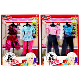 Accesorii papusi - Nella - haine fashion si accesorii, 29cm, diverse modele, 3+ ani, MegaCreative, 435869