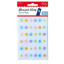 Accesorii craft - ADB345 flori cu bling DACO