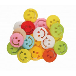 Set 28 nasturi Smiley 17mm 