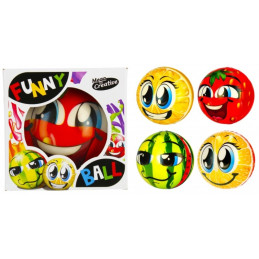 Minge antistres - Funny fruit, 10cm, diverse modele, multicolor, 3+ ani, MegaCreative, 445653
