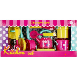 Set de bucatarie - ustensile de gatit - accesorii incluse, MegaCreative 454275, 3+ ani