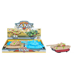 Tanc militar MegaCreative 458279, 22cm, plastic, diverse culori, 3+ ani