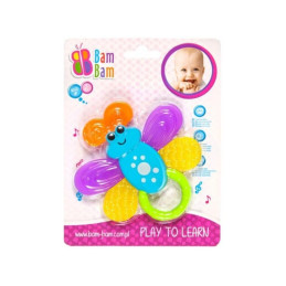 Jucarie bebelusi zornaitoare - fluture - Bam Bam 359922, 3+ luni