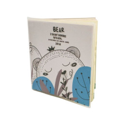Jurnal CNX Urs WG-794, 9.2x10cm, 160 pagini, coperta PVC transparent