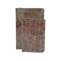 Jurnal A5 CNX 9102L-2, 128 pagini, coperta pluta, cu nasture