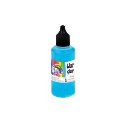 Lipici lichid Fiorello, 60ml, hartie si carton, lavabil, albastru-transparent dupa uscare, 130-1833