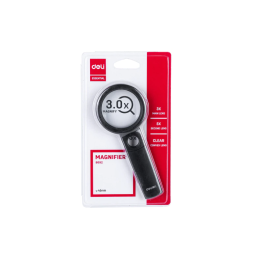Lupa Deli 9092, 45mm, dubla, focalizare 3x si 5x