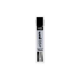 Mine creion mecanic UNI UL05-102ND, 0.5mm, HB, set 12 buc