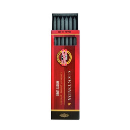 Mine creion mecanic Koh-I-Noor Gioconda K4865-4B, 5.6mm, 4B, set 6 buc