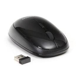 Mouse wireless Omega OM0410WB, 800-1200-1600 dpi, conector USB 2.4GHz, negru