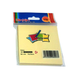 Notes adeziv CNX 7560/A3-Y, 100 coli, 75x75mm, galben pal