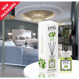 Odorizant camera cu betisoare Eyfel, iasomie, 120ml