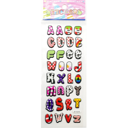 Stickere litere