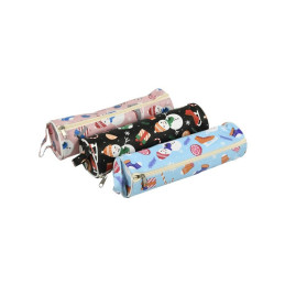 Penar neechipat motive Craciun, 1 fermoar, diverse culori, textil, 816