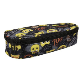 Penar neechipat St.Majewski Emoji, 1 fermoar, negru cu galben, 206061