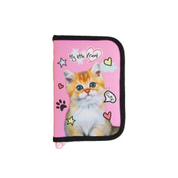 Penar neechipat St.Majewski My Little Friend Cat II, 1 fermoar, 1 extensie, roz, 42722
