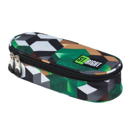 Penar neechipat St.Majewski St.Right Green 3D Blocks, 1 fermoar, 1 extensie, maro cu verde, 26289