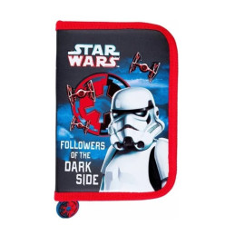 Penar neechipat St.Majewski Star Wars Follow DarkSide, 1 fermoar, 2 extensii, negru cu rosu, 34734
