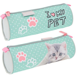 Penar neechipat Starpak Kitty, 1 fermoar, verde, cilindric, 446601