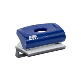 Perforator STD P-811, 10 coli, plastic, albastru/violet