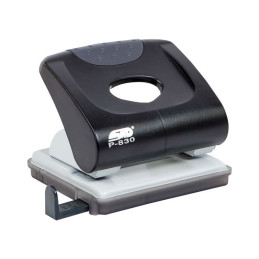 Perforator STD P-830-190, 30 coli, plastic, negru
