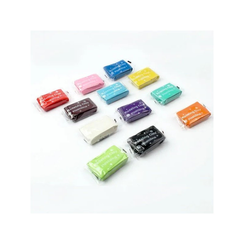 Plastilina Keyroad KR971942, 60g, 12 culori Plastilina Keyroad KR971942, 60g, 12 culori
