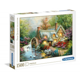 Puzzle carton 1500 piese Clementoni High Quality - Country Retreat, 31812 / 465783, 14+ ani