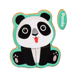 Puzzle lemn - Mini Animale / Masini, 3 piese, Colorarte