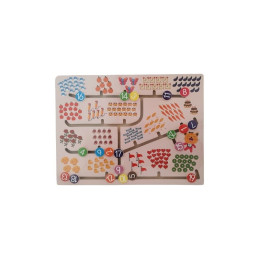Puzzle lemn labirint - Invata sa numeri de la 1 la 20, 3+ ani, Colorarte