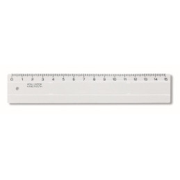 Rigla Koh-i-noor K742-500, 15cm, plastic, transparent, blister