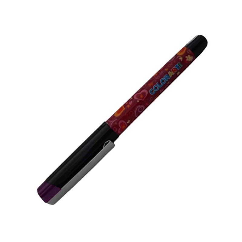 Roller Colorarte 2034BC, 0.7mm, clips metalic, model pentru fete Roller Colorarte 2034BC, 0.7mm, clips metalic, model pentru fete