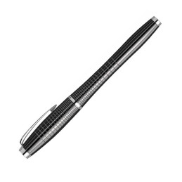 Roller Parker Urban Premium Ebony S0911490, 0.8mm, corp metalic negru, cutie cadou