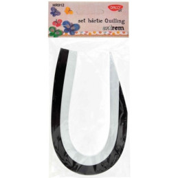 Hartie quilling Extrem 30*0,5 cm, 200/set Daco Art HR912
