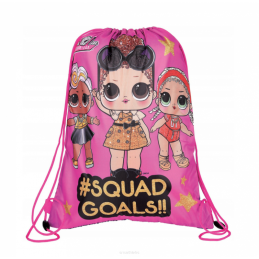 Rucsac cu snur pentru copii St.Majewski LOL 624216, 32x42cm