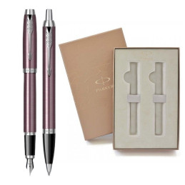 Set cadou stilou + pix Parker IM Royal Premium, corp metalic violet