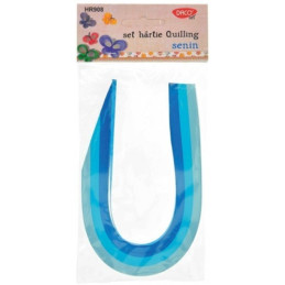 Hartie quilling Senin 30*0,5 cm, 200/set HR908 Daco Art