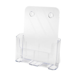 Suport plastic Deflecto, RI98231, A4, 1 compartiment, pentru cataloage, reviste
