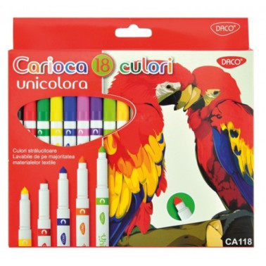 Carioca 18C varf conic Unicolora DACO CA118